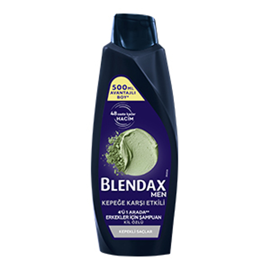 BLENDAX ŞAMPUAN 500ML MEN KEPEĞE KARŞI x12 resmi