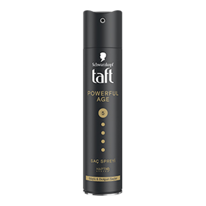 TAFT SAÇ SPREYİ 250ML POWERFUL AGE x10 resmi