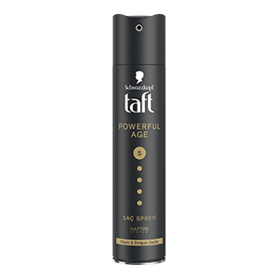TAFT SAÇ SPREYİ 250ML POWERFUL AGE x10 resmi