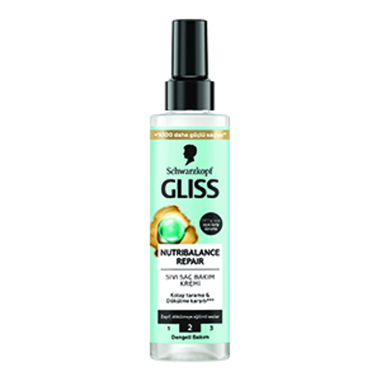 GLISS SIVI SAÇ KREMİ 200ML NUTRİ BALANCE REPAİR x6 resmi