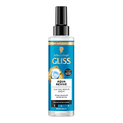 GLISS SIVI SAÇ KREMİ 200ML AQUA REVİVE x6 resmi