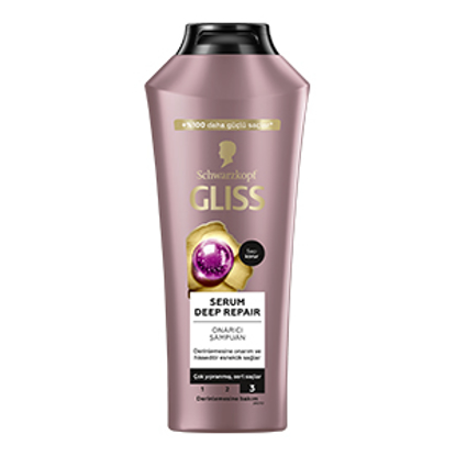 GLISS ŞAMPUAN 400ML SERUM DEEP REPAIR x12 resmi