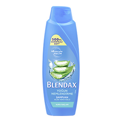 BLENDAX ŞAMPUAN 500ML ALOE VERA x12 resmi