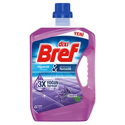 BREF YÜZEY TEMİZLEYİCİ 2,5LT LAVANTA x6 resmi