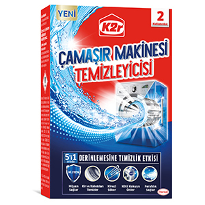 K2R ÇAMAŞIR MAKİNESİ TEMİZLEYİCİSİ x6 resmi