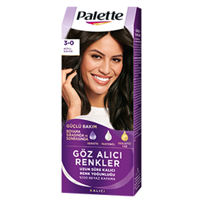 PALETTE ICC 3-0 KOYU KAHVE x10 resmi