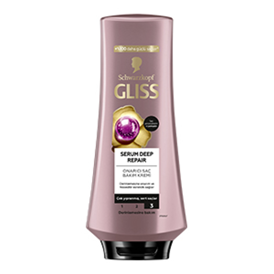 GLISS SAÇ KREMİ 360ML SERUM DEEP REPAIR x6 resmi