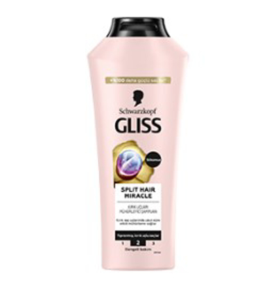 GLISS ŞAMPUAN 400ML SPLIT HAIR MIRACLE x12 resmi