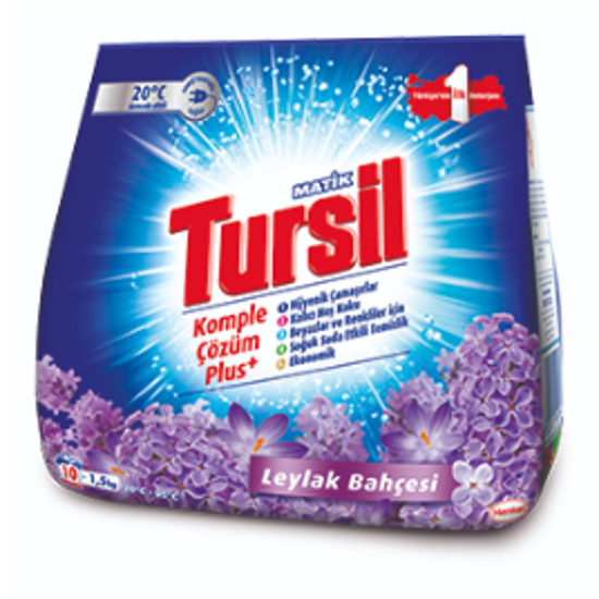 TURSİL TOZ 1,5KG LEYLAK BAHÇESİ x9 resmi