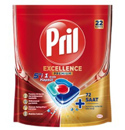 PRİL EXCELLENCE 5 IN 1 KAPSÜL 22'Lİ x7 resmi
