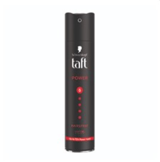 TAFT SAÇ SPREYİ 250ML POWER CAFFEINE x10 resmi