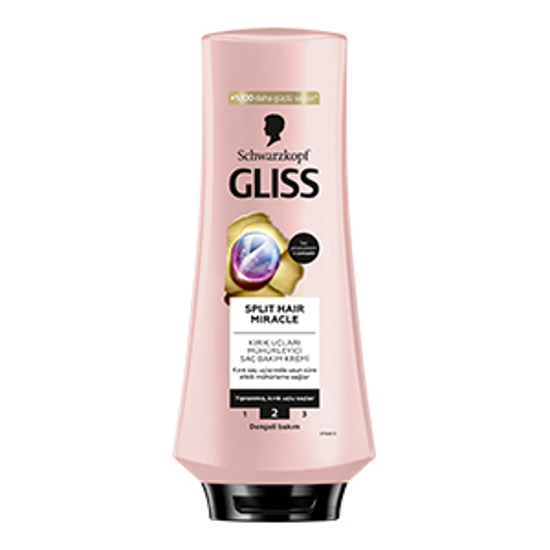 GLISS SAÇ KREMİ 360ML SPLIT HAIR MIRACLE x6 resmi