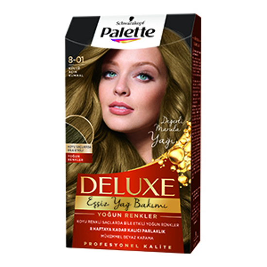 PALETTE DLX 8-01 KÜLLÜ AÇIK KUMRAL x6 resmi