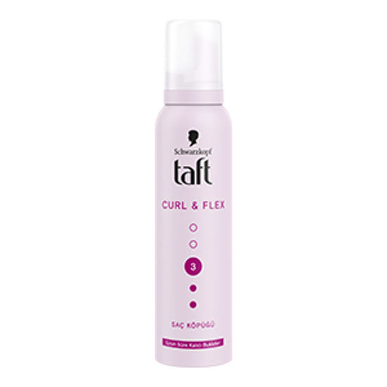 TAFT SAÇ KÖPÜĞÜ 150ML CURLFLEX EXTRA x6 resmi