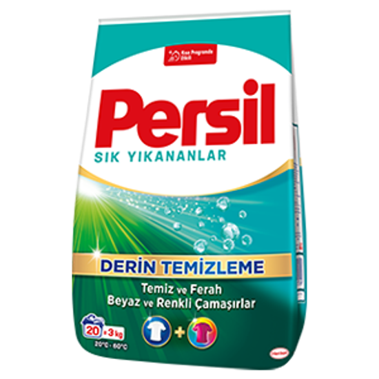 PERSİL TOZ 3KG SIK YIKANANLAR x 5 resmi